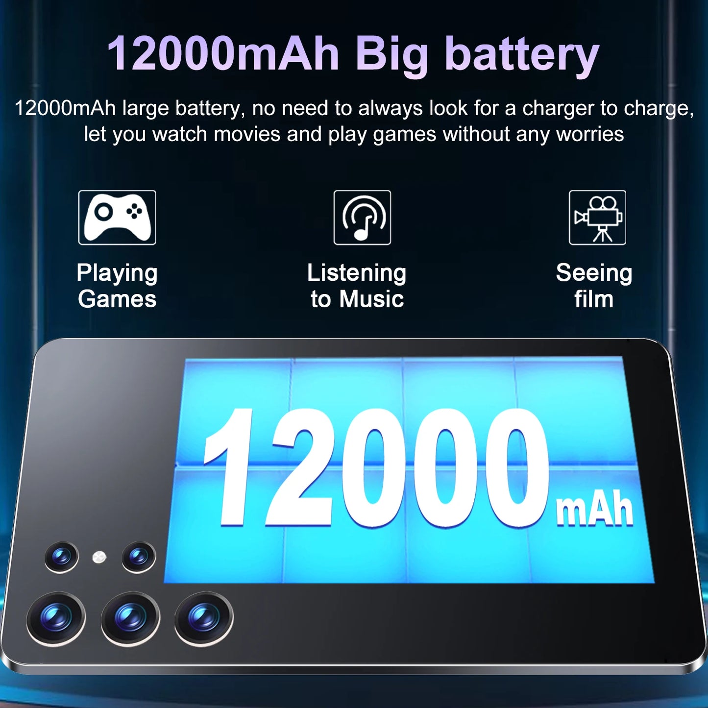 Nouvelle tablette Android 2025 5G, 10.36 pouces, 16 Go de RAM, 1 To, Dean, batterie 13.0 mAh, 16MP, 32MP, 10 cœurs, réseau SIM, touristes, Bluetooth, 12000