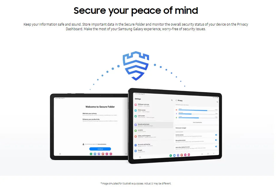 Samsung Galaxy Tab A9 WIFI Tablette 4 Go 64 Go MediaTek Octa Core Processeur 8.7 "WXGA + TFT Affichage 5100mAh Capacité de la batterie SM-X110