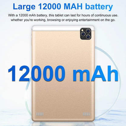Tablette PC Android 2025, réseau MTK6797, 10.36 pouces, 5G, 16 Go de RAM, 1 To, Dean, 12000mAh, WiFi, 10 cœurs, Bluetooth, nouveau, 13.0