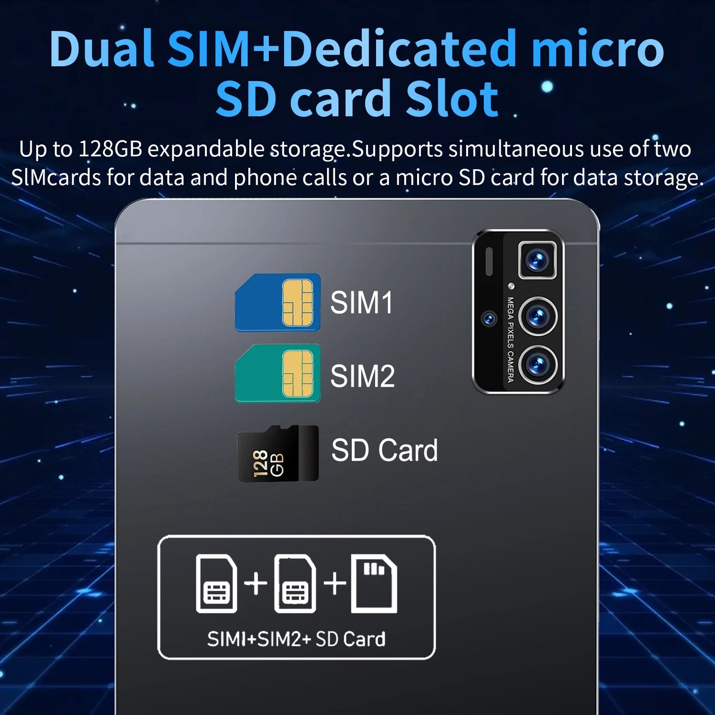 Tablette PC Android 2025, réseau MTK6797, 10.36 pouces, 5G, 16 Go de RAM, 1 To, Dean, 12000mAh, WiFi, 10 cœurs, Bluetooth, nouveau, 13.0