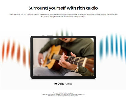 Samsung Galaxy Tab A9 WIFI Tablette 4 Go 64 Go MediaTek Octa Core Processeur 8.7 "WXGA + TFT Affichage 5100mAh Capacité de la batterie SM-X110