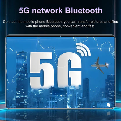 Nouvelle tablette Android 2025 5G, 10.36 pouces, 16 Go de RAM, 1 To, Dean, batterie 13.0 mAh, 16MP, 32MP, 10 cœurs, réseau SIM, touristes, Bluetooth, 12000