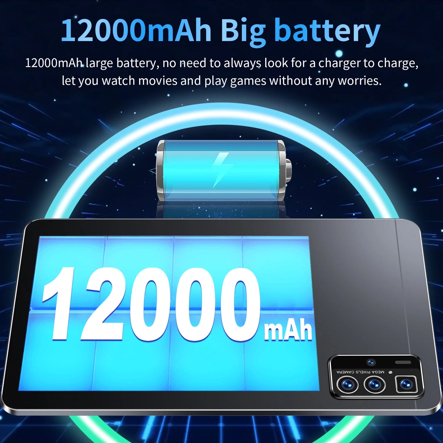 Tablette PC Android 2025, réseau MTK6797, 10.36 pouces, 5G, 16 Go de RAM, 1 To, Dean, 12000mAh, WiFi, 10 cœurs, Bluetooth, nouveau, 13.0