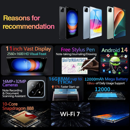 2025 Original nouveau S10 Pro tablette 10.36 pouces Android 13 Snapdragon 8gen2 mondial 16GB + 1024GB 20000mah 5G double SIM WIFI HD