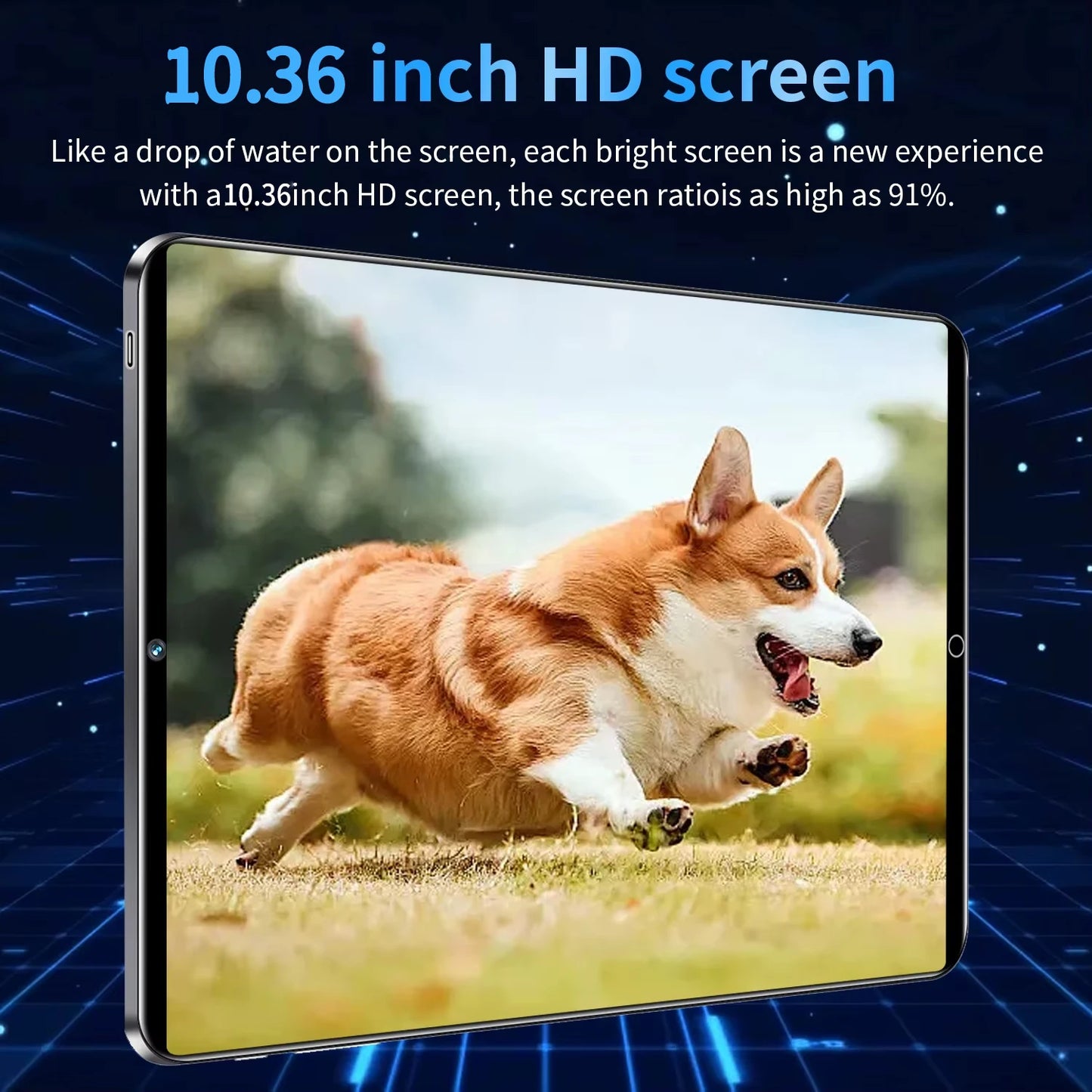 Tablette PC Android 2025, réseau MTK6797, 10.36 pouces, 5G, 16 Go de RAM, 1 To, Dean, 12000mAh, WiFi, 10 cœurs, Bluetooth, nouveau, 13.0