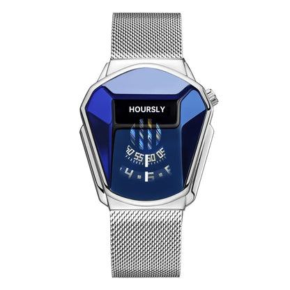 Montre-bracelet de luxe pour hommes, marque tendance, Cool, technologie en acier inoxydable, à Quartz, à la mode, 2024