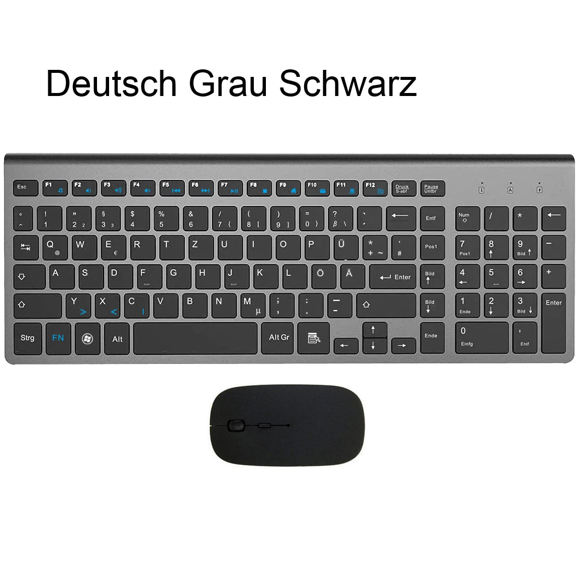 Clavier et souris sans fil ultra-mince Chlor102 prédire, à faible bruit, pour Mac Pc P1 XP/7/10 TV Box