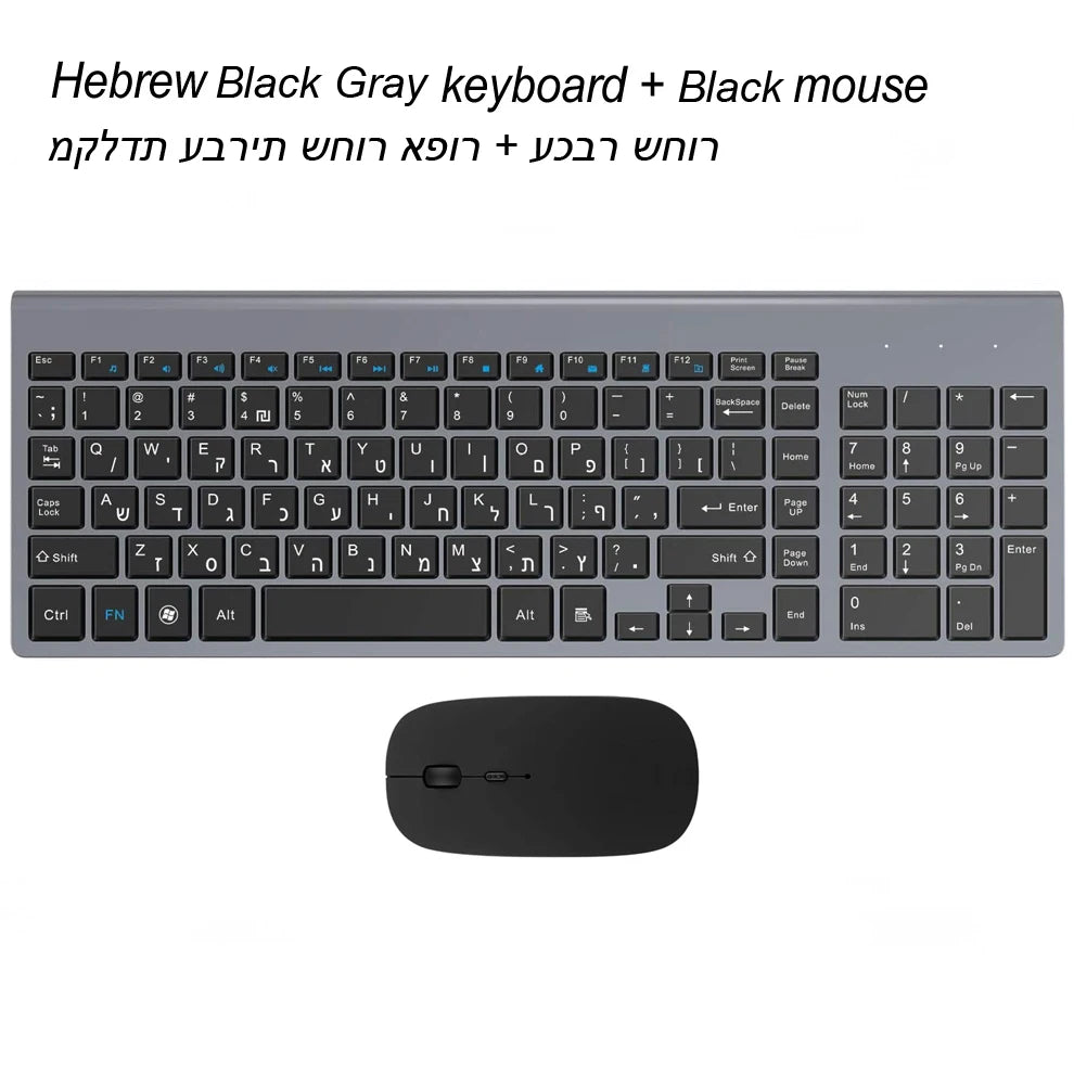 Clavier et souris sans fil ultra-mince Chlor102 prédire, à faible bruit, pour Mac Pc P1 XP/7/10 TV Box