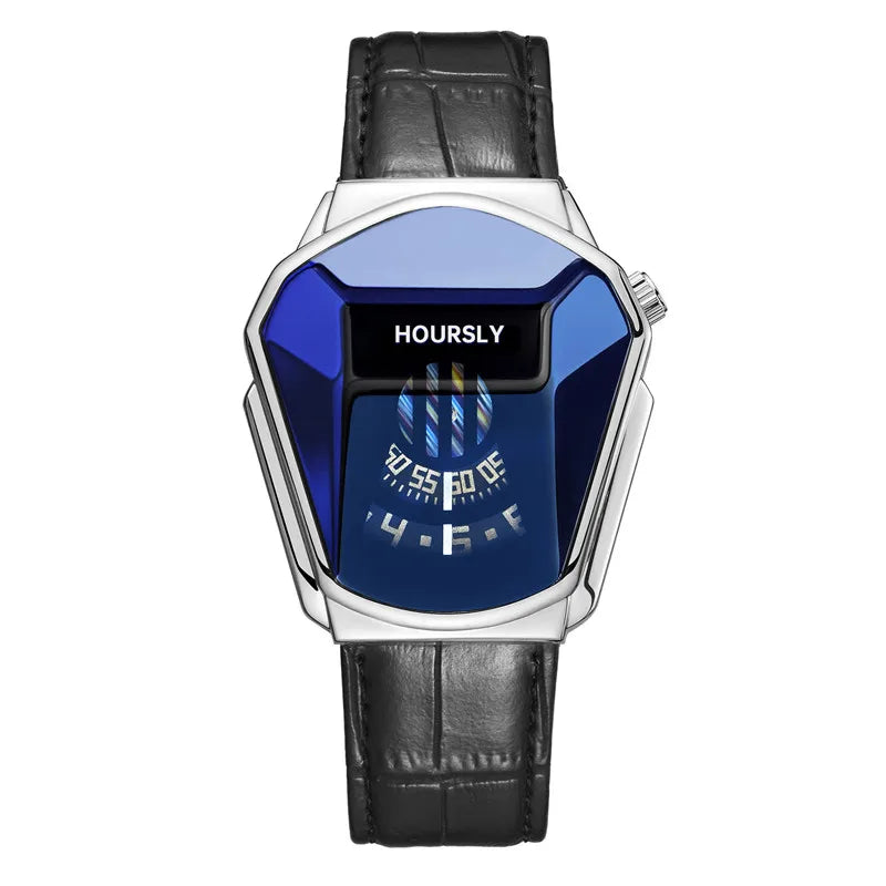 Montre-bracelet de luxe pour hommes, marque tendance, Cool, technologie en acier inoxydable, à Quartz, à la mode, 2024