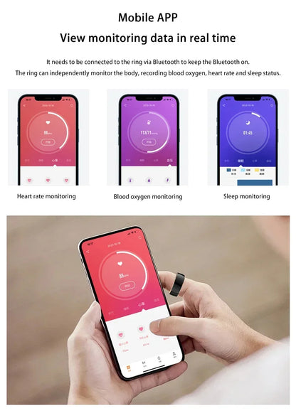 Xiaomi-Anneau intelligent Bluetooth pour hommes et femmes, surveillance de la santé, oxygène sanguin, sommeil, fréquence cardiaque, modes Liban tisports, étanche IP68 et 5iko, nouveau