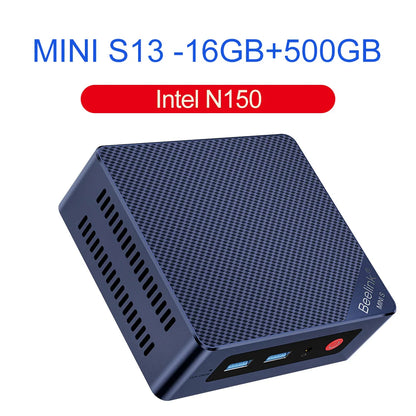 Beelink Mini S13 Intel Twin Lake N150 S12 Pro N100 16G 500G Windows 11 Mini S 11th N5095 DDR4 8GB 128GB ordinateur de bureau N95