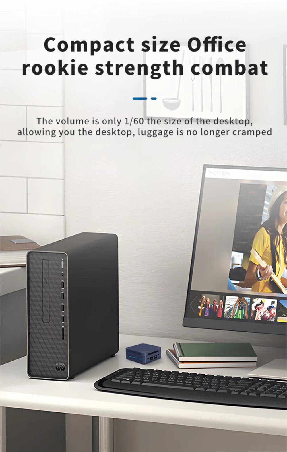 MLLSE G2 Pro Mini PC, processeur Intel Twin Lake N150, LPDDR5, 12 Go de RAM, 512 Go de SSD, Wi-Fi 5, BT5.0, Windows 11