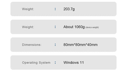 Chatreey T8 Mini PC Intel Celeron Quad Core N200/N100/N150 ordinateur de poche 3xHD 2.0 2xGigabit Ethernet Windows 11 Wifi5