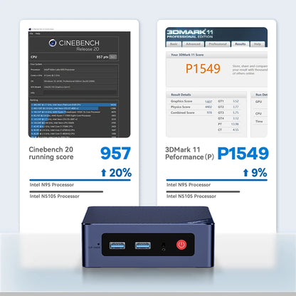 Beelink Mini S13 Intel Twin Lake N150 S12 Pro N100 16G 500G Windows 11 Mini S 11th N5095 DDR4 8GB 128GB ordinateur de bureau N95