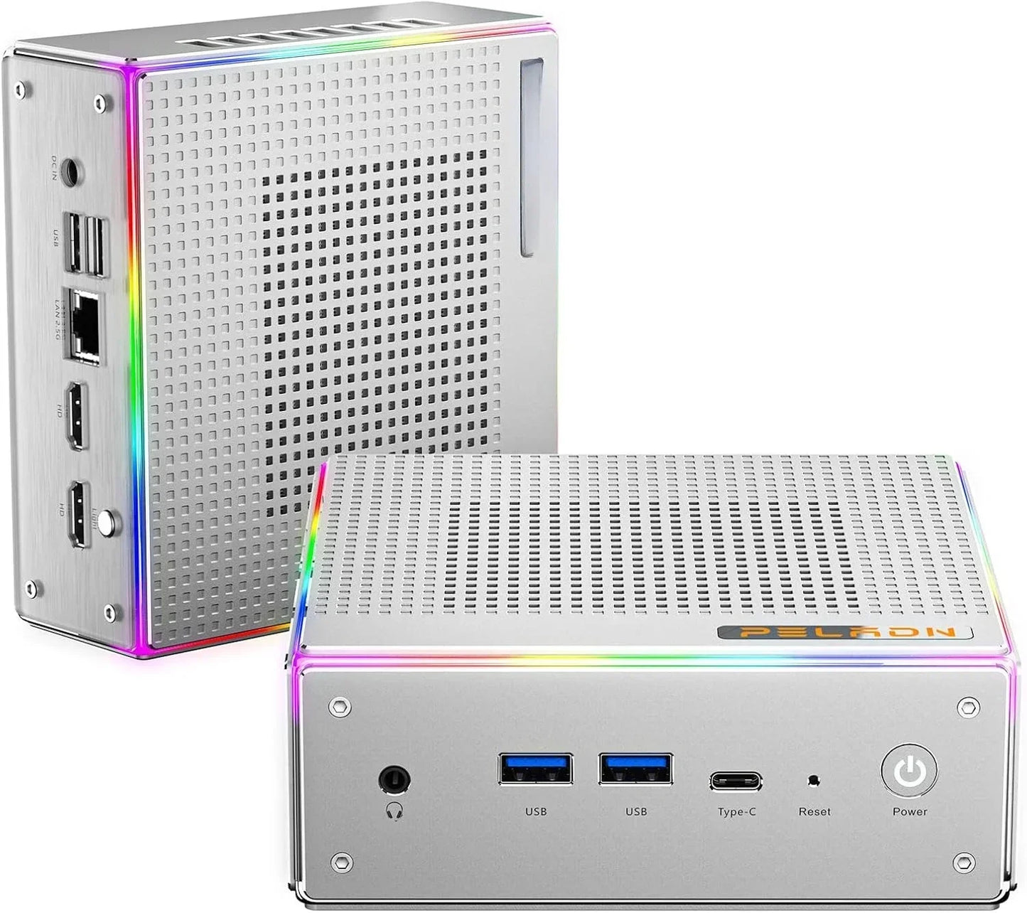 Vendre comme des petits pains chauds Mini PC, AMD Ryzen 9 7940HS (8C/16T, jusqu'à 5,1 GHz) Radeon 780M 32 Go DDR5 5600 Mhz RAM, SSD 1 To, 4K HD, BT5.2,