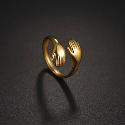 Bagues à main réglables pour femmes, amour romantique, amour créatif pour toujours, matiques ouvertes, bijoux exquis, cadeau de fête