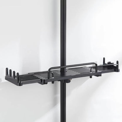 etagere salle de bains sans percage Étagère de douche extensible avec crochet, sans propositions, shampoing, support de pommeau de douche, accessoires