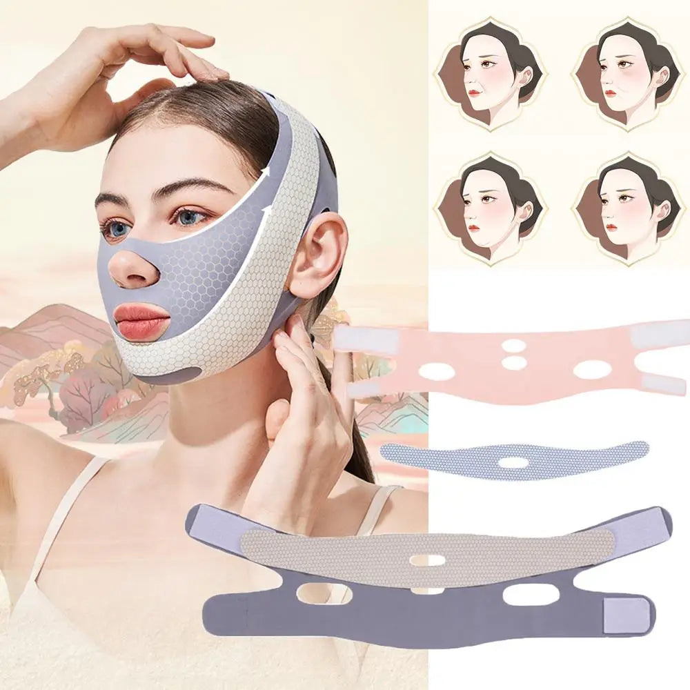 Masque de raffermissement du visage, bandage fin, ligne en V, lifting du visage, double ruisseau, déformations qualifiée ales, masseur facial anti-affaissement, soins de la peau