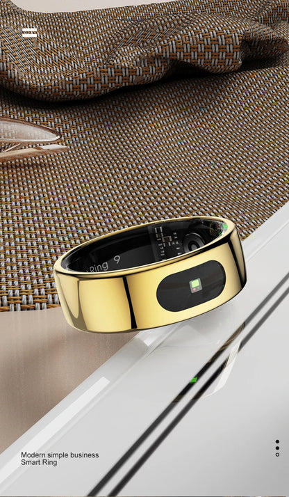 R08 anneau intelligent pour hommes femmes fonction de contrôle tactile moniteur de santé IP68 5ATM étanche mesure de la température de la peau anneau intelligent nouveau
