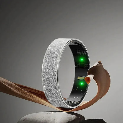 Anneau intelligent Simple, fréquence cardiaque, oxygène dans le sang, moniteur de santé du sommeil, anneau de Sport, podomètre étanche IP68, contrôle des gestes à distance, Photo