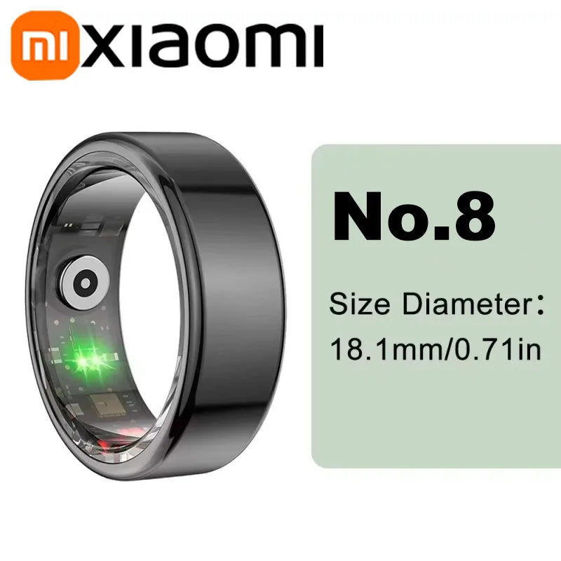 Xiaomi-Anneau intelligent Bluetooth pour hommes et femmes, surveillance de la santé, oxygène sanguin, sommeil, fréquence cardiaque, modes Liban tisports, étanche IP68 et 5iko, nouveau