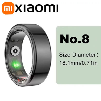 Xiaomi-Anneau intelligent Bluetooth pour hommes et femmes, surveillance de la santé, oxygène sanguin, sommeil, fréquence cardiaque, modes Liban tisports, étanche IP68 et 5iko, nouveau