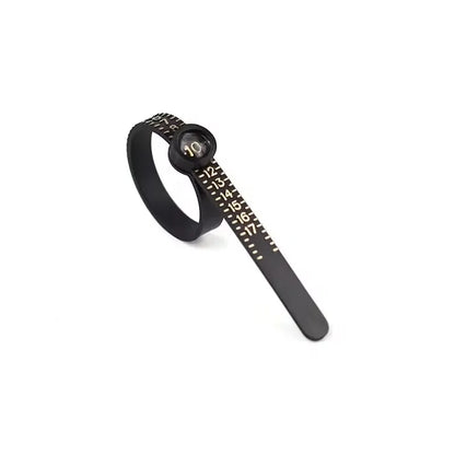 Anneau avec loupe, mesure avec anneau, règle souple, cercle de taille en plastique, filtre de taille, Durable