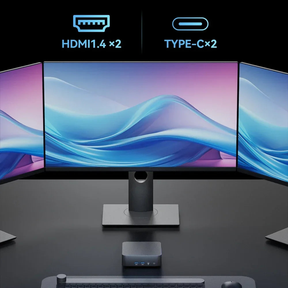 Windows 11 Pro Intel Core i9 8950HK Mini PC 16GB DDR4 1TB SSD PC Gamer ordinateur double WIFI 6 BT5.2 4K HD Mini PC de jeu de bureau