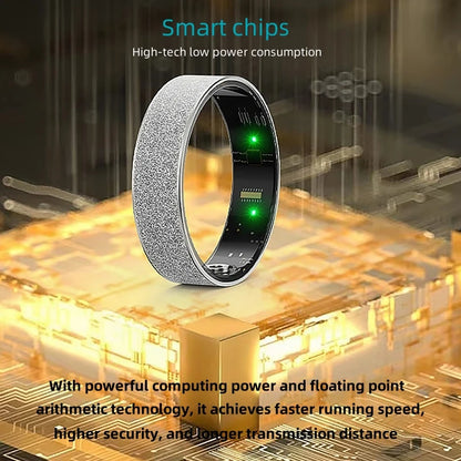 Anneau intelligent Simple, fréquence cardiaque, oxygène dans le sang, moniteur de santé du sommeil, anneau de Sport, podomètre étanche IP68, contrôle des gestes à distance, Photo