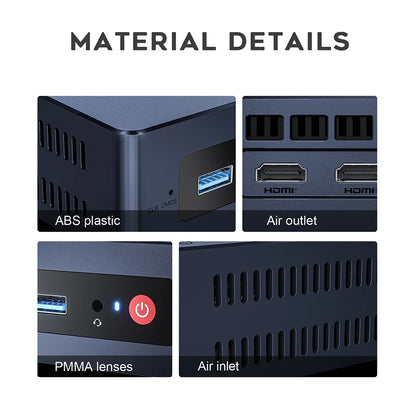 Beelink Mini S13 Intel Twin Lake N150 S12 Pro N100 16G 500G Windows 11 Mini S 11th N5095 DDR4 8GB 128GB ordinateur de bureau N95