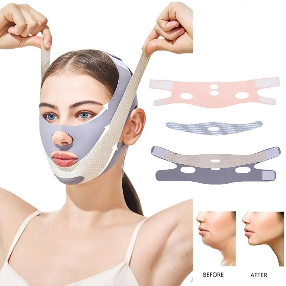 Masque de raffermissement du visage, bandage fin, ligne en V, lifting du visage, double ruisseau, déformations qualifiée ales, masseur facial anti-affaissement, soins de la peau