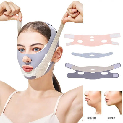 Masque de raffermissement du visage, bandage fin, ligne en V, lifting du visage, double ruisseau, déformations qualifiée ales, masseur facial anti-affaissement, soins de la peau