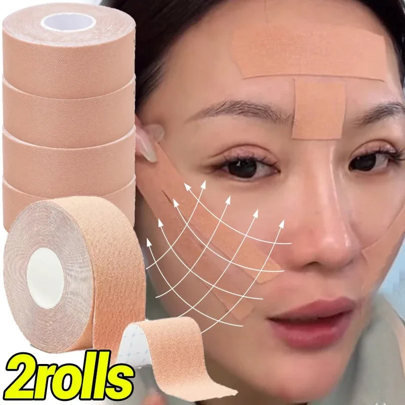 Bande élastique de Lifting du visage, ligne en V, Bandage de levage des yeux, respirant, réduit les rides du visage, Supports, outil de soins de la peau du visage