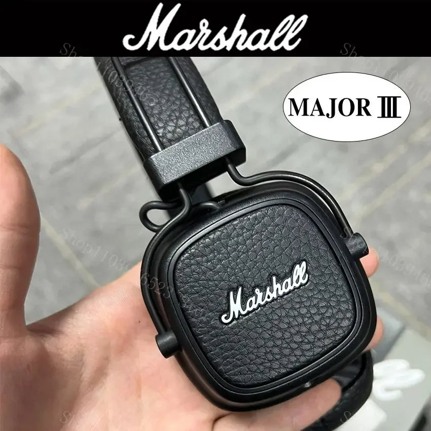 Marshall Major III 3 casque sans fil/filaire avec micro écouteurs de jeu basses profondes pliant sport Rock musique Bluetooth casque
