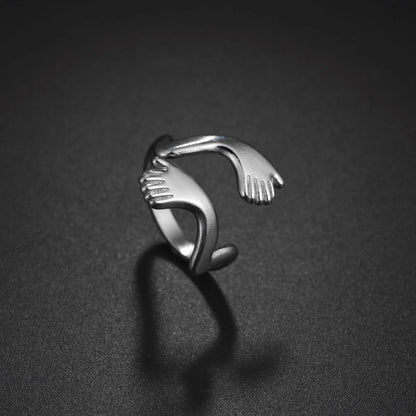 Bagues à main réglables pour femmes, amour romantique, amour créatif pour toujours, matiques ouvertes, bijoux exquis, cadeau de fête