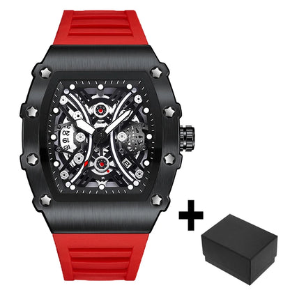 Montre-bracelet à quartz étanche pour homme, montres à cadran noir, date automatique, horloge murale, modules à la mode, marque de luxe, livraison directe