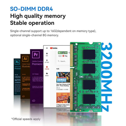 Beelink Mini S13 Intel Twin Lake N150 S12 Pro N100 16G 500G Windows 11 Mini S 11th N5095 DDR4 8GB 128GB ordinateur de bureau N95