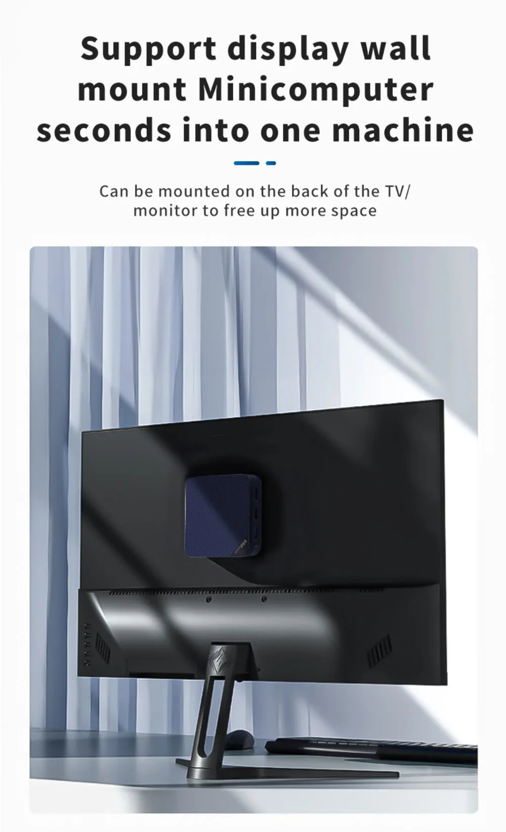 MLLSE G2 Pro Mini PC, processeur Intel Twin Lake N150, LPDDR5, 12 Go de RAM, 512 Go de SSD, Wi-Fi 5, BT5.0, Windows 11