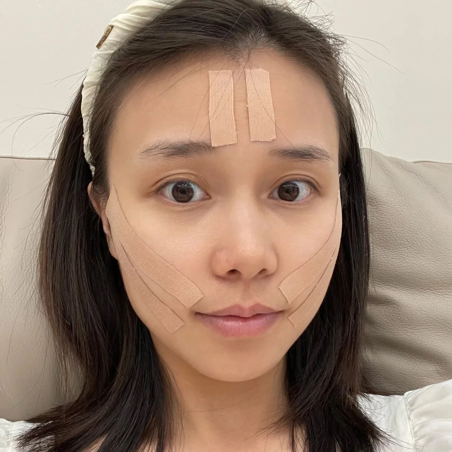 1/5 rouleaux visage V ligne cou yeux bande de levage respirant réduire les rides du visage soutient pansement élastique outil de soins de la peau du visage