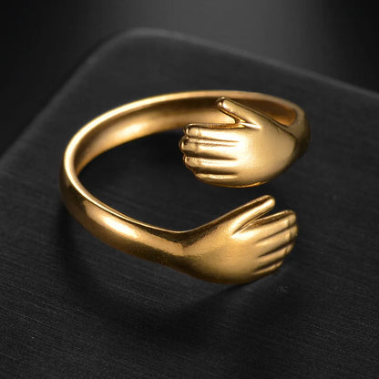 Bagues à main réglables pour femmes, amour romantique, amour créatif pour toujours, matiques ouvertes, bijoux exquis, cadeau de fête