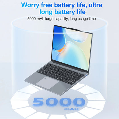 Nouveau 15.6 "ordinateur portable Intel Core i7-6500U 32GB RAM 2048GB SSD ROM 5000mAh Windows 11 Pro 3 ans de garantie ordinateur portable