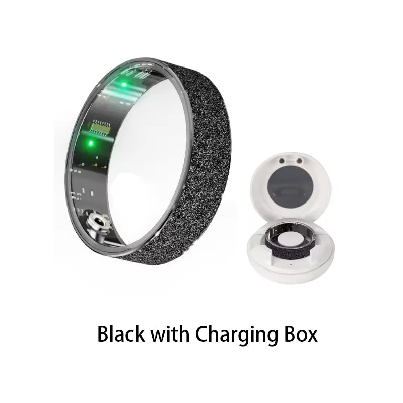 Anneau intelligent Simple, fréquence cardiaque, oxygène dans le sang, moniteur de santé du sommeil, anneau de Sport, podomètre étanche IP68, contrôle des gestes à distance, Photo