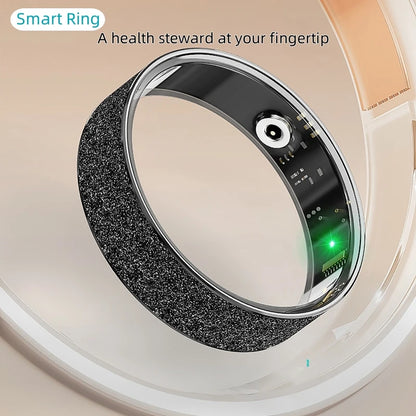 Anneau intelligent Simple, fréquence cardiaque, oxygène dans le sang, moniteur de santé du sommeil, anneau de Sport, podomètre étanche IP68, contrôle des gestes à distance, Photo
