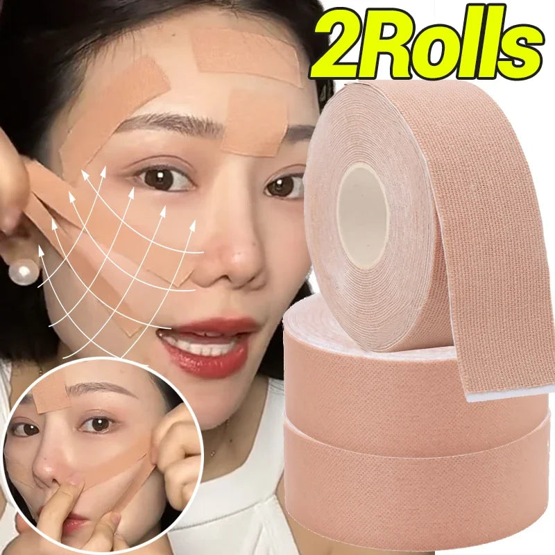 Bande élastique de Lifting du visage, ligne en V, Bandage de levage des yeux, respirant, réduit les rides du visage, Supports, outil de soins de la peau du visage