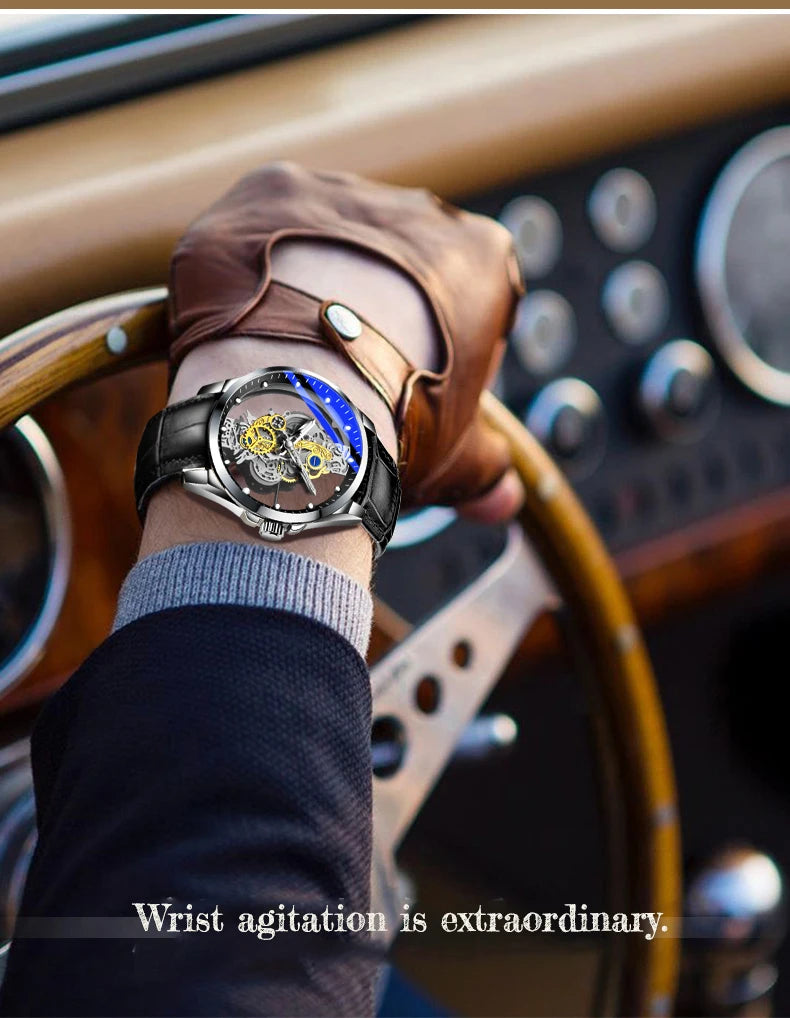 Montres d'affaires de luxe pour hommes, montre à Quartz en acier inoxydable argenté, horloge lumineuse