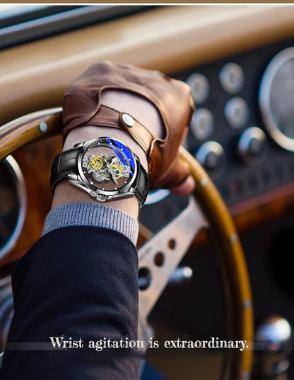 Montres d'affaires de luxe pour hommes, montre à Quartz en acier inoxydable argenté, horloge lumineuse