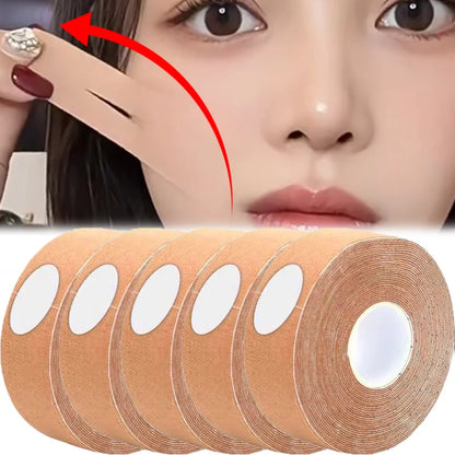 1/5 rouleaux visage V ligne cou yeux bande de levage respirant réduire les rides du visage soutient pansement élastique outil de soins de la peau du visage