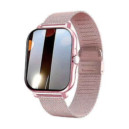 2025 montre connectée Android Phone 1.44 ''Écran couleur appels bluetooth surveillance de la saturation en oxygène du sang surveillance de la pression artérielle montre connecté homme montre connectée femme