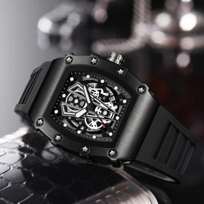 Montre-bracelet à quartz étanche pour homme, montres à cadran noir, date automatique, horloge murale, modules à la mode, marque de luxe, livraison directe