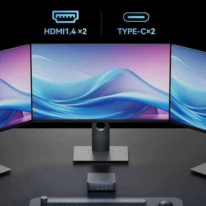 Nouveau MINI ordinateur Intel Core i9 8950HK 16GB DDR4 + 1/2 to M.2 SSD Windows11 Mini ordinateur de jeu ordinateur de bureau Support 4K HD